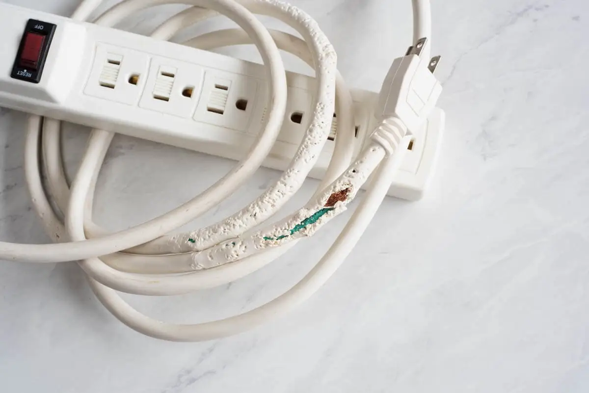 Choque eléctrico y quemaduras de gatos