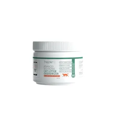 Desodorante en polvo para arena para gatos Hepper Advanced Bio-Enzyme