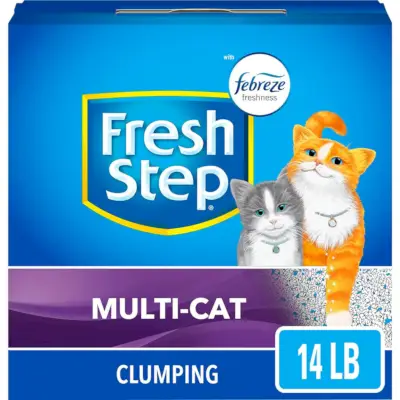 Fresh Step-Duftstreu mit klumpender Katzenstreu von Febreze