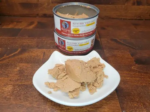 Dave's Pet Food Paté de hígado de pollo y pollo en jugo con restricción de fósforo