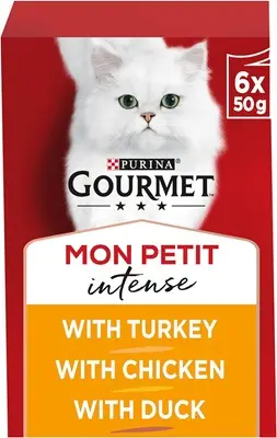 Gourmet Mon Petit Intense Anka, kyckling och kalkon