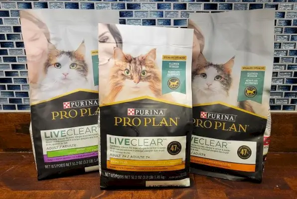 Purina LiveClear kaķu barības apskats