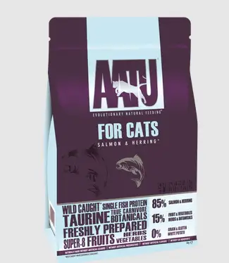 AATU Lachs & Hering für Katzen Trockenfutter