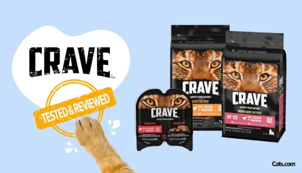 Examen de la nourriture pour chats Crave