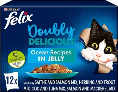 Felix Double Delicious Ocean Recepty v želé