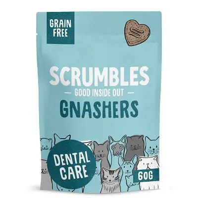 Gâteries dentaires pour chats Scrumbles Gnashers