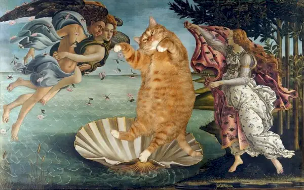 O encantador Zaratustra continua vivo na arte do gato gordo