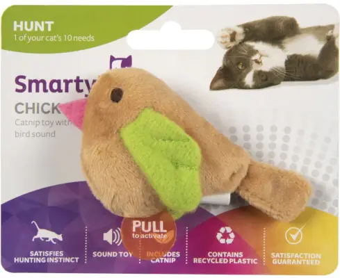 SmartyKat Chickadee Sound Cat Toy