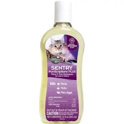 Sentry PurrScriptions Plus Floh- und Zeckenshampoo für Katzen neu