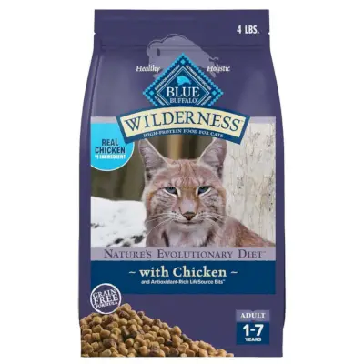 Alimento secco per gatti ad alto contenuto proteico Blue Buffalo Wilderness