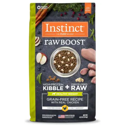 Alimento per gatti liofilizzato con proteine ​​Raw Boost di Instinct