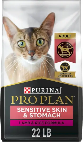 Purina Pro Plan Piel y Estómago Cordero Alimento seco para gatos