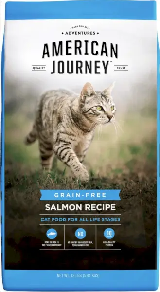 Alimento seco para gatos sin cereales American Journey Salmon