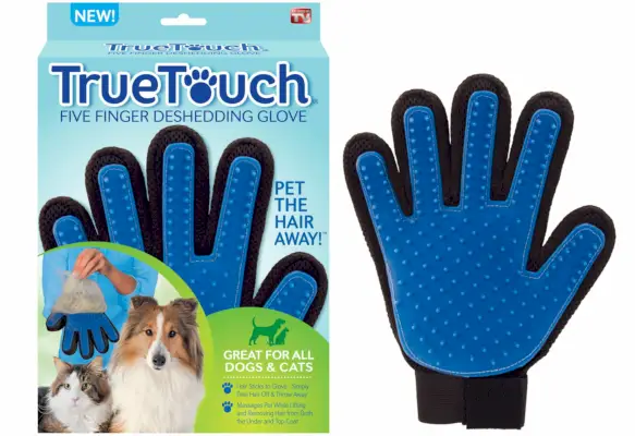 True Touch Fünf-Finger-Enthaarungshandschuh für Haustiere