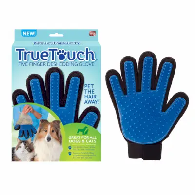 True Touch Fünf-Finger-Enthaarungshandschuh für Haustiere