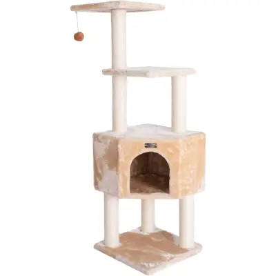 Armarkat GleePet Faux Fur Cat Tree & Condo novo