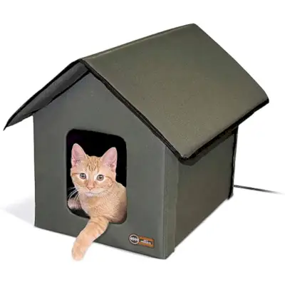 K&H PET Products Outdoor Kitty House Macskamenhely