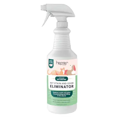 Hepper Advanced Bio-Enzyme Spray elimina macchie e odori per animali domestici