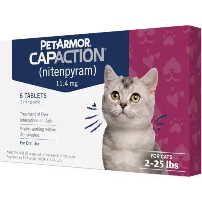 KAPACTION Snabbverkande Oral Flea Cat Treatment