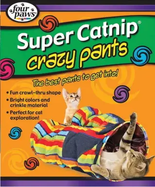 Four Paws Super Catnip Crazy Pants Katzentunnelspielzeug