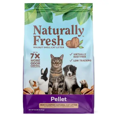 Natürlich frische Pellet-Walnuss-Katzenstreu