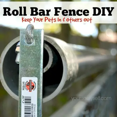 Roller Bar Fence „pasidaryk pats“ projektas – jūsų įžūlus žmogus