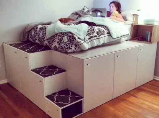 Urob si sám IKEA Hack platformová posteľ