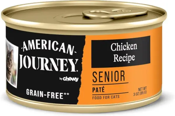 American Journey Senior Pate Chicken Rezept Katzenfutter in Dosen