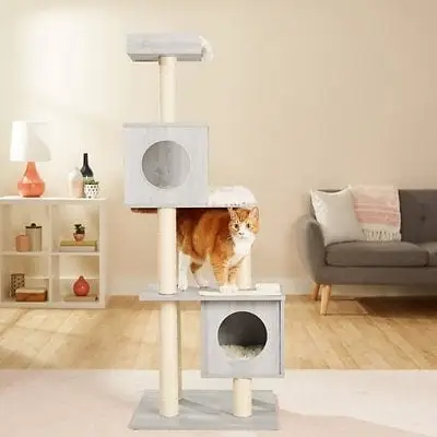 Katze in Frisco 62-in Modern Cat Tree & Condo