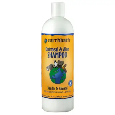 Shampoo Earthbath Aveia e Aloe para cães e gatos