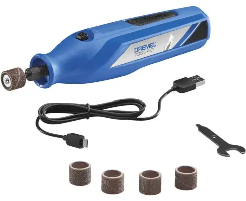 Dremel 7300-PT Krallenschleifer für Hunde und Katzen