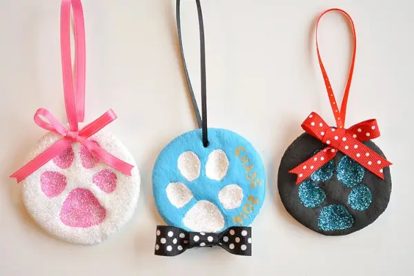 PawPrint Salt Deg Ornament