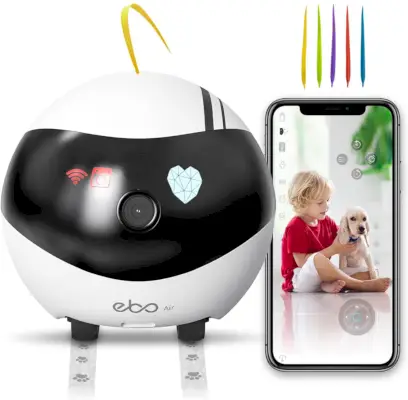 Câmera ENABOT EBO AIR AIl Family Robot Care para cães e gatos