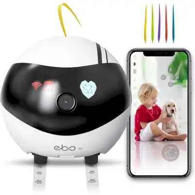 Câmera ENABOT EBO AIR AIl Family Robot Care para cães e gatos