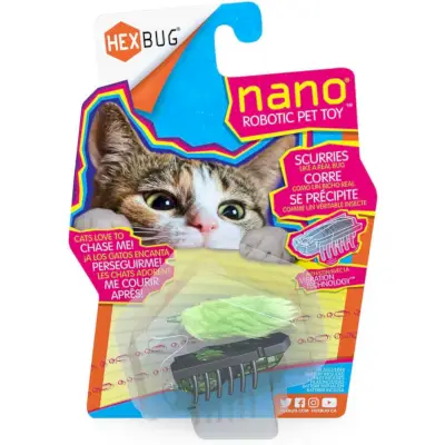 Brinquedo de gato nano robótico Hexbug