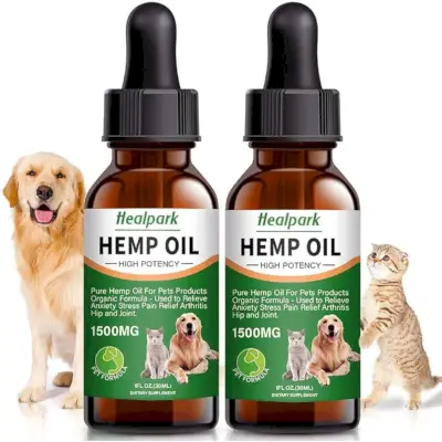 Aceite de cáñamo para perros y gatos