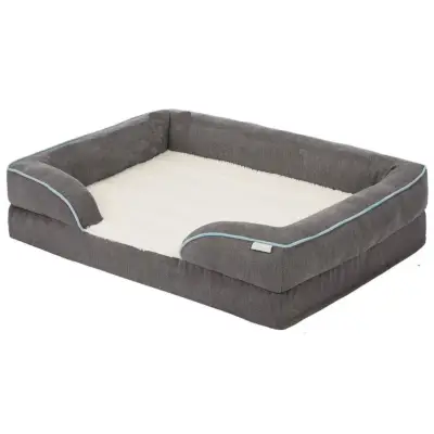 Cama ortopédica para gatos de espuma viscoelástica de felpa Frisco