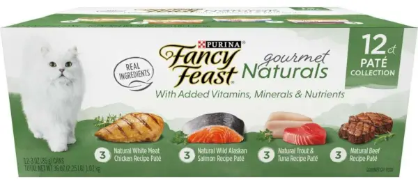 Fancy Feast Gourmet Naturals Conserve pentru pisici