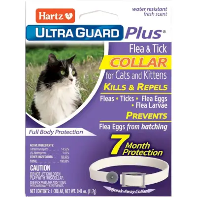 Hartz UltraGuard Plus Kediler için Pire ve Kene Tasması