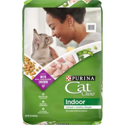 Purina Cat Chow Indoor-Trockenfutter für Katzen mit Haarballen und gesundem Gewicht (1)