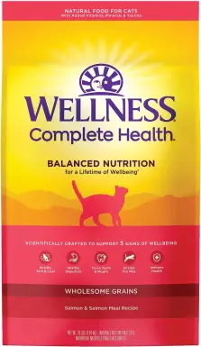 Wellness Complete Health Lachs-Trockenfutter für Katzen für Erwachsene