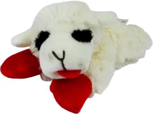 Multipet Lamb Chop Piskľavá plyšová hračka pre psa