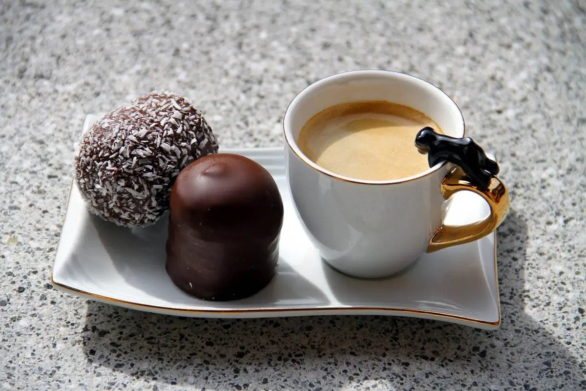 Chocolate and coffee