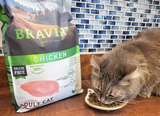 Суха котешка храна Bravery Adult Cat Chicken Recipe