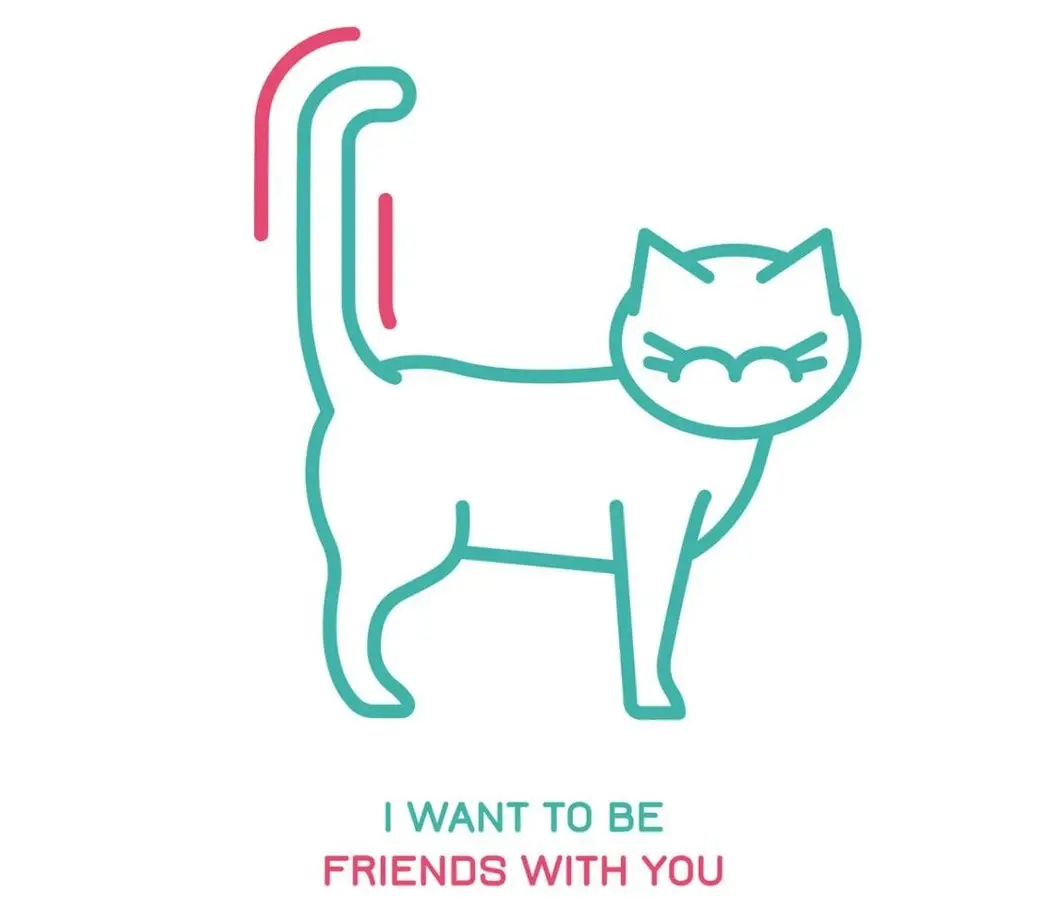 Hooked cat tail
