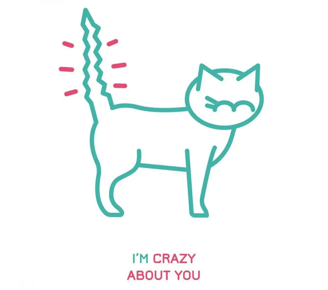 Quivering cat tail