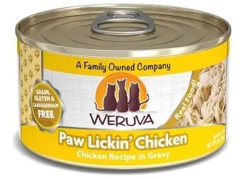 طعام القطط Weruva-Paw-Lickin-الدجاج المعلب