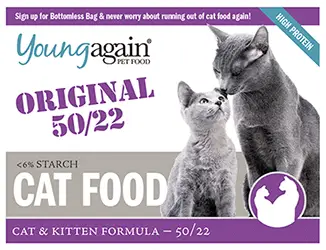 Formule originale 50/22 pour chat et chaton Young Again