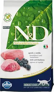 Farmina Natural & Delicious Agnello Cibo secco per gatti con formula senza cereali