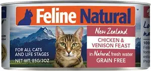 Feline Natural Chicken & Venison Fest Konserverad kattmat